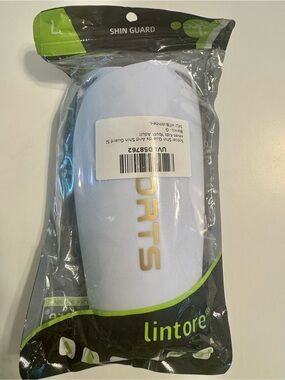 Lintore Men's White Shin Guard - Protective Sports Guard